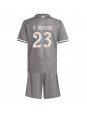 Real Madrid Ferland Mendy #23 Replika Tredje Kläder Barn 2024-25 Kortärmad (+ byxor)